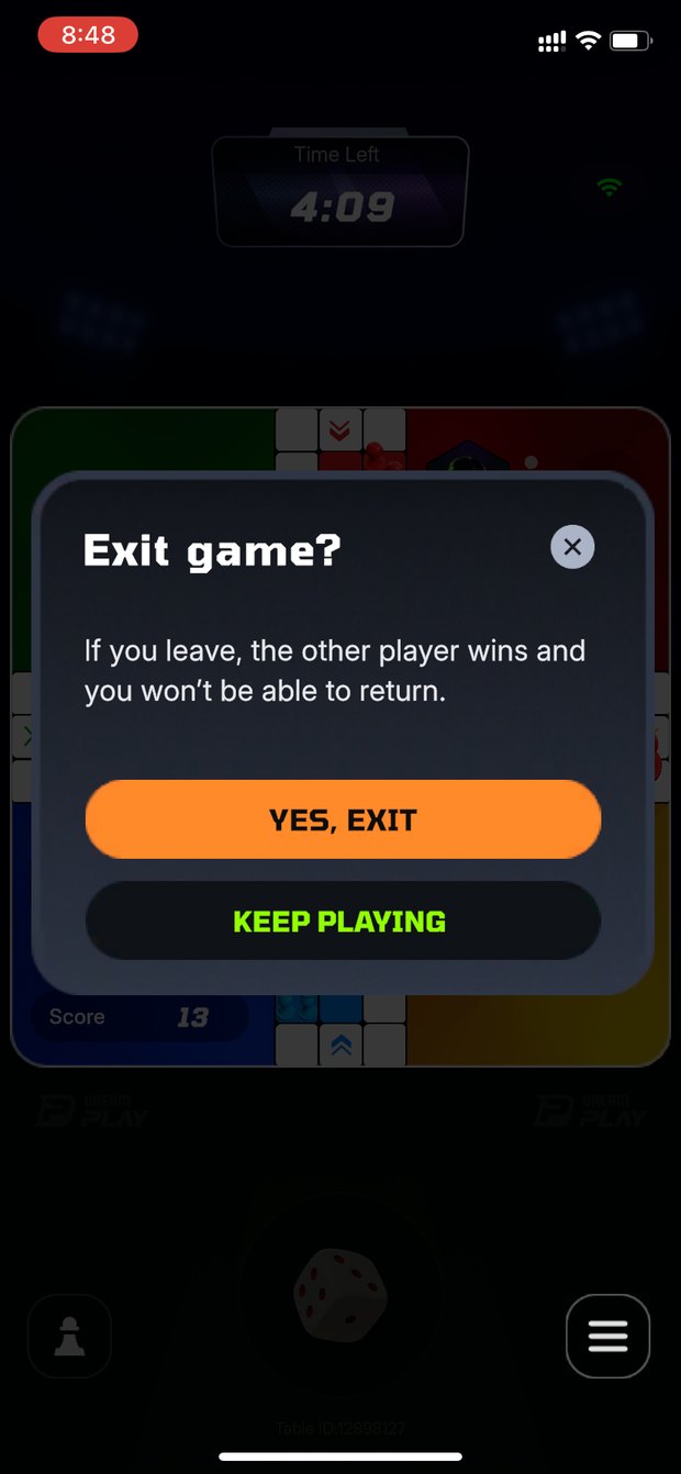 Leaving mid-game